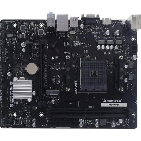 Материнская плата Biostar A520MHP 2.0, Socket AM4, AMD A520, mATX, Ret