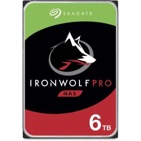 Жесткий диск Seagate Ironwolf Pro ST6000NT001,  6ТБ,  HDD,  SATA III,  3.5"