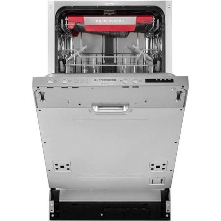 Встраиваемая посудомоечная машина KUPPERSBERG GLM 4537,  узкая, ширина 44.8см, полновстраиваемая, загрузка 10 комплектов
