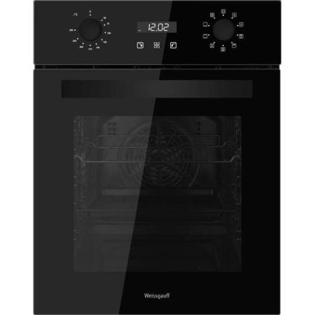 Духовой шкаф электрический WEISSGAUFF EOY 459 PDB,  50л,  дверца с 3 стеклами,  черный