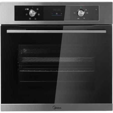 Духовой шкаф электрический Midea MO47003GX,  60л,  дверца с 2 стеклами,  нержавеющая сталь