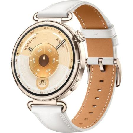 Смарт-часы Huawei Watch GT 6 Konsu-B19L,  41мм,  1.32",  белый/золотистый
