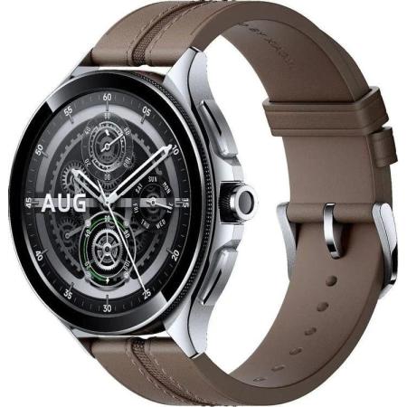 Смарт-часы Xiaomi Watch 2 Pro 46мм,  1.43",  с SIM,  коричневый/серебристый