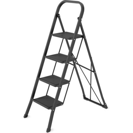 Hausmann Djimara Стремянка, 4 ступени, черн HM-WK6018F-4A