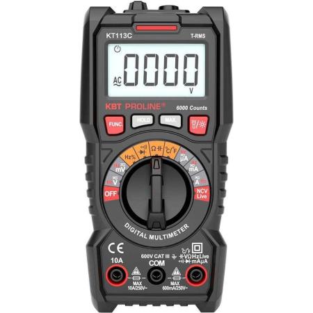 КВТ Мультиметр цифровой KT 113С серия PROLINE 91918