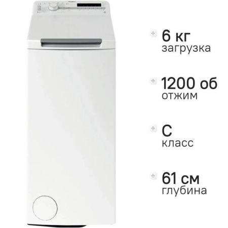 Стиральная машина Whirlpool TDLR 6240SS пан.англ. класс: C загр.вертикальная макс.:6кг белый