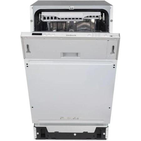 Посудомоечная машина Timberk Set&Dry T-DW45BI103,  узкая, напольная, 59.4см, загрузка 11 комплектов, серебристая