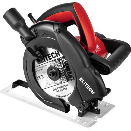 Elitech Пила дисковая ПД 1666 (1600Вт, 190мм, рез 65мм) 204508