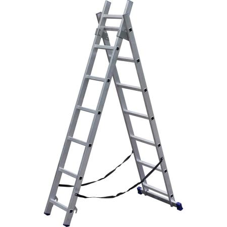 SMARTY Двухсекционная алюминиевая лестница 2х7 SN011-207