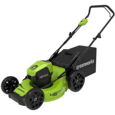 Газонокосилка аккумуляторная GREENWORKS GD40LM46HP,  46см, несамоходная,  без АКБ, без ЗУ [2514407]