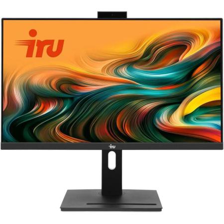 Моноблок IRU 23IM 23.8" Full HD i5 12450H (2) 16Gb SSD512Gb UHDG Windows 11 Pro GbitEth WiFi BT 90W Cam черный 1920x1080