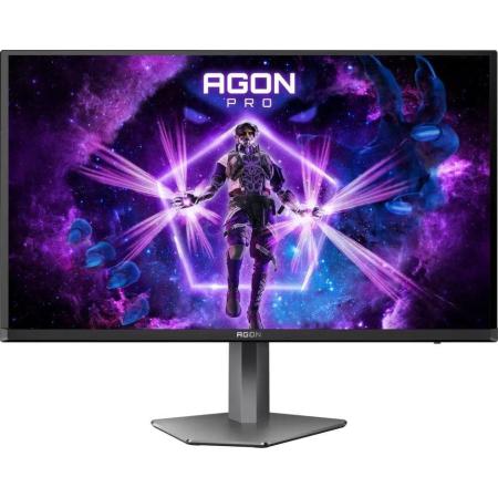 Монитор 26.5" AOC AGON AG276QKD2  QD-OLED, 2560x1440, 500Hz, 0,03ms, 1000сd/m, 1500000:1, HDR10 | 2xHDMI(2.1), DP(2.1), 4xUSB 3.2 | HAS, Pivot, Swivel, ExPSU, Speakers, Vesa 100, Black/Grey