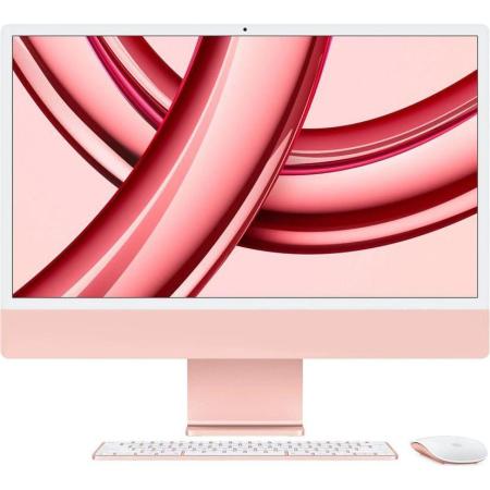 Моноблок Apple iMac A2873 24" 4.5K M3 8 core (4) 8Gb SSD512Gb 10 core GPU macOS WiFi BT 143W клавиатура мышь Cam розовый 4480x2520
