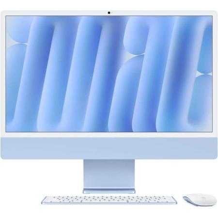 24" Моноблок Apple iMac A3247 4.5K, Apple M4 8 core, 16ГБ 256ГБ SSD,  macOS синий [mwuf3zp/a]