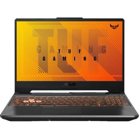Ноутбук игровой ASUS TUF Gaming A15 FA506NCG-HN339, 15.6", IPS, AMD Ryzen 7 8845HS 3.8ГГц, 8-ядерный, 8ГБ 512ГБ SSD,  NVIDIA GeForce  RTX 3050 для ноутбуков - 4 ГБ, без операционной системы,  черный [90nr0jf7-m00u50]