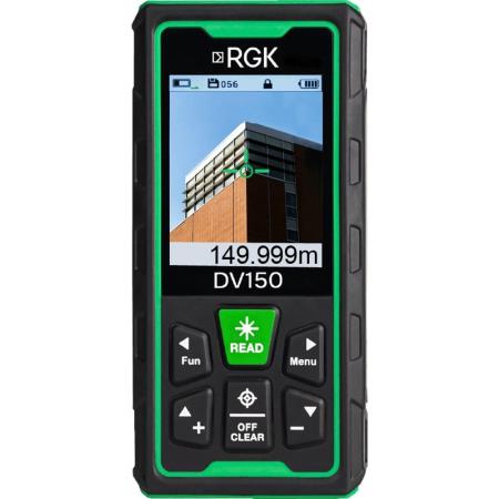 RGK Дальномер DV150, до 150 м / камера / зеленый луч / IP68 (арт. ) 721166