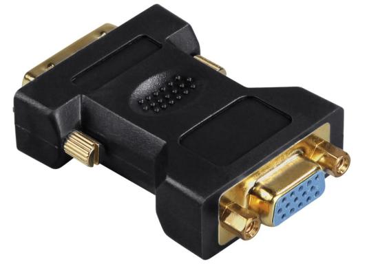 Адаптер Hama DVI (m) - VGA 15 pin HDD (f), синий H-45073