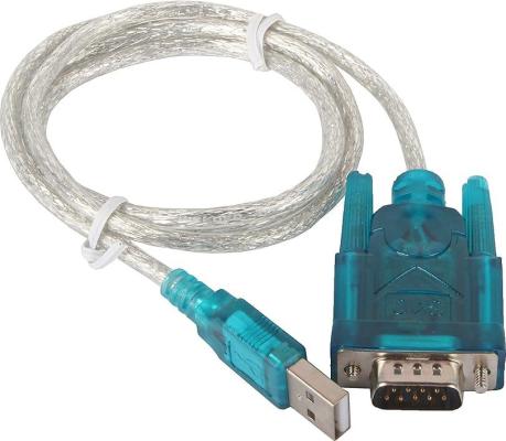Кабель-адаптер USB AM <- COM DB9M(RS232) Orient USS-102  1.2 метра, крепление COM винты, ret