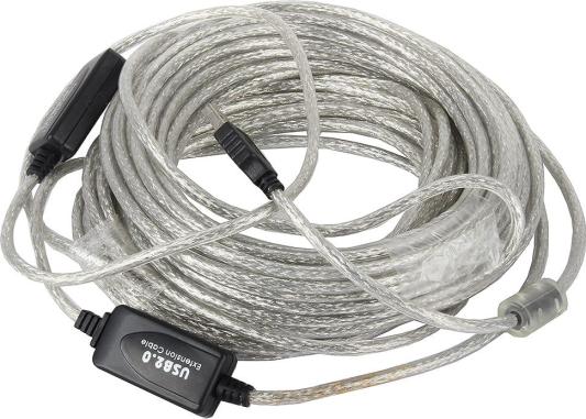 Кабель-адаптер USB2.0-repeater, удлинительный активный <Am--Af 15м VCOM <VUS7049-15M