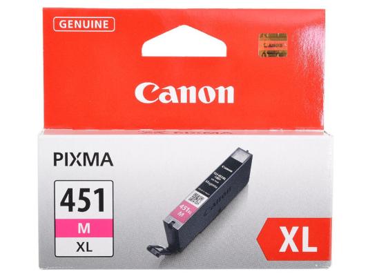 Картридж Canon CLI-451M XL для iP7240 MG5440 пурпурный повышенной емкости