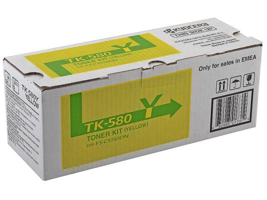 Картридж Kyocera Mita type TK-580Y 2800стр Желтый