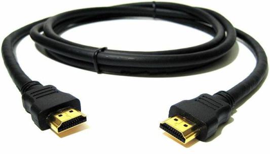 Кабель HDMI Gembird/Cablexpert, 1м, v2,0, 19M/19M, черный, позол.разъемы, экран, пакет CC-HDMI4-1M