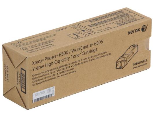 Картридж Xerox 106R01603 106R01603 2500стр Желтый