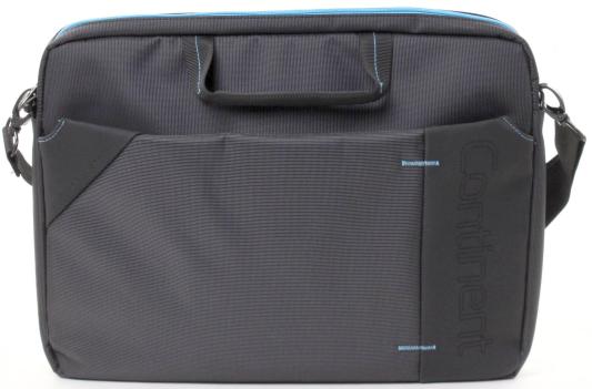 Сумка для ноутбука 15.6" Continent CC-205GB нейлон серый синий