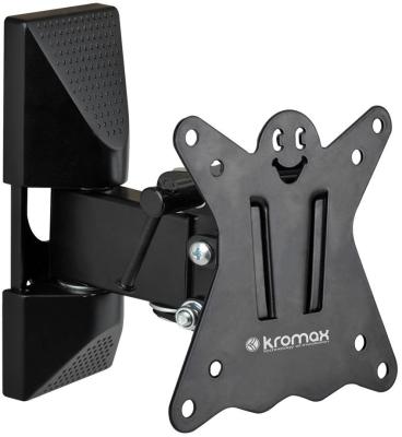 Кронштейн Kromax CASPER-102 Black Наклонно-поворотный для LED TV 10"-26", max 25 кг, настенный, 3 ст свободы, от стены 57-110 мм, max VESA 100x100 мм