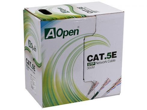 Кабель Aopen ANC514-40_AOPEN_UTP_4X2X0.4MM_305M 4 пары, одножильный