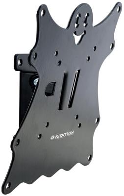 Кронштейн Kromax CASPER-201 black, для LED/LCD TV 15"-40", max 30 кг, 1 ст свободы, наклон +5°-15°, от стены 50 мм, VESA 200x200 мм