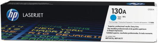 Тонер HP CF351A CF351A CF351A 1000стр Голубой