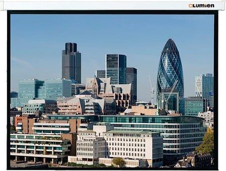 [LMC-100103] Экран с электроприводом Lumien Master Control 203x203 см Matte White FiberGlass черн. кайма по периметру