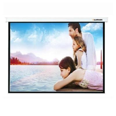 [LMC-100114] Экран с электроприводом Lumien Master Control 189x240 см (105") Matte White FiberGlass черн. кайма сверху 50 см