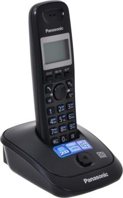 Телефон DECT Panasonic KX-TG2521RUT АОН, Caller ID 50, 10 мелодий, Спикерфон, Эко-режим, Автоответчик