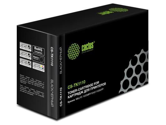 Тонер Cactus CS-TK1110BK 2500стр Черный