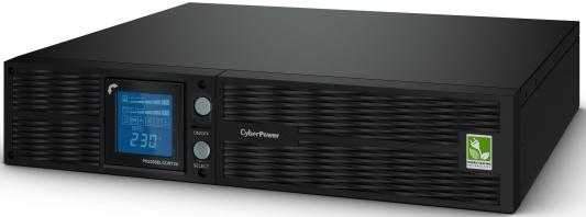 ИБП CyberPower PR1500ELCDRT2U 1500VA/1350W USB/RS-232/Dry/EPO/SNMPslot/RJ11/45 (8 IEC)