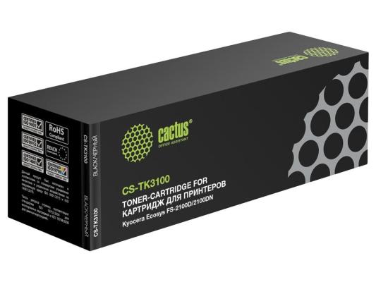 Картридж CACTUS CS-TK3100 для Kyocera FS-2100D/2100DN. Чёрный. 12500 страниц.