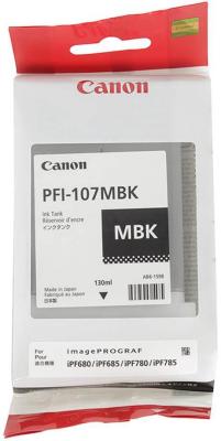 Картридж Canon PFI-107 MBK 120стр Черный матовый