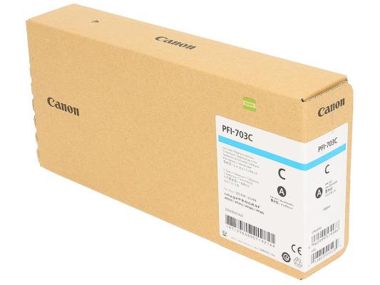 Картридж Canon PFI-703 C для iPF815 825 голубой