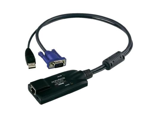 Модуль удлинителя VGA+K/M USB  ATEN (KA7570-AX) 40 метр., 1xUTP Cat5e, для подкл. комп. к перекл. KH15xxA/KH15xxAi/KL15xxA/KL15xxAi/KH25xxA, макс.разр