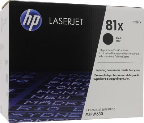 — HP CF281X 25000стр Черный
