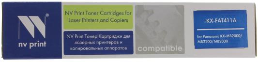 Картридж NV-Print NV-KXFAT411A 2000стр Черный