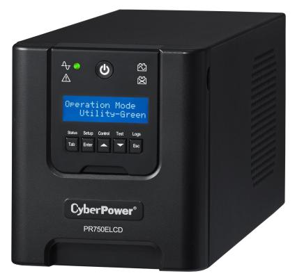 ИБП CyberPower PR750ELCD 750VA/675W USB/RS-232/EPO/SNMPslot/RJ11/45 (6 IEC)