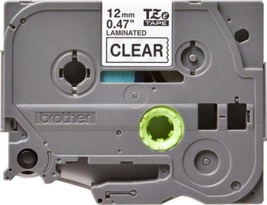 Лента Brother TZE131 12мм черный на прозрачной основе