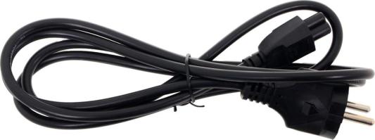 Кабель питания для ноутбуков Telecom 1.8m, 3-pin, с заземлением, 220V (Европейский стандарт) <TP022-IEC320-C5/SHM-1.8-BK