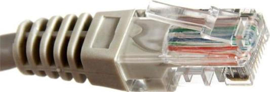 Патч-корд литой "Aopen" UTP кат.5е 3м серый <ANP511_3M