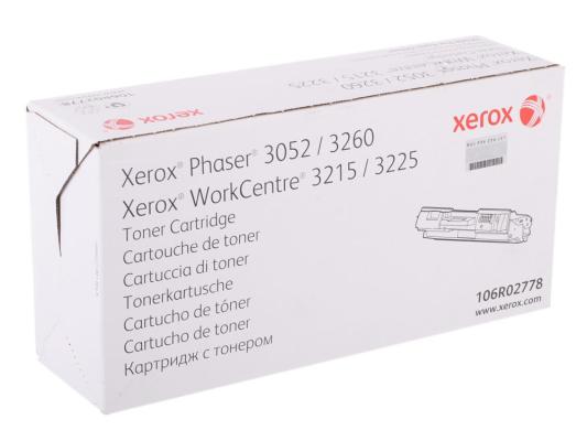 Тонер-картридж Xerox 106R02778 3000стр Черный
