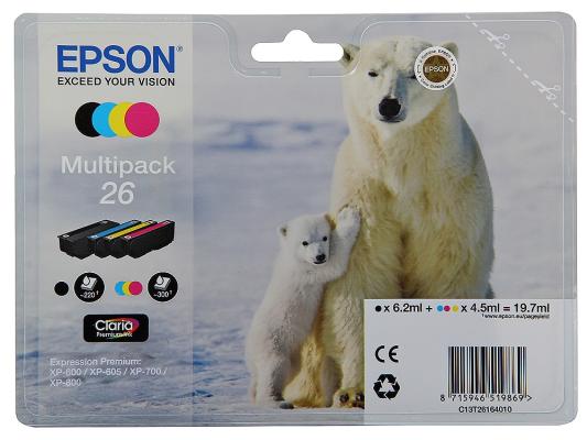 Набор картриджей Epson C13T26164010 MultiPack для XP-600 XP-700 XP-800