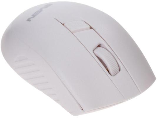 Беспроводная мышь SVEN RX-325 Wireless белая, 4 клавиши, эргономичная форма, блистер
